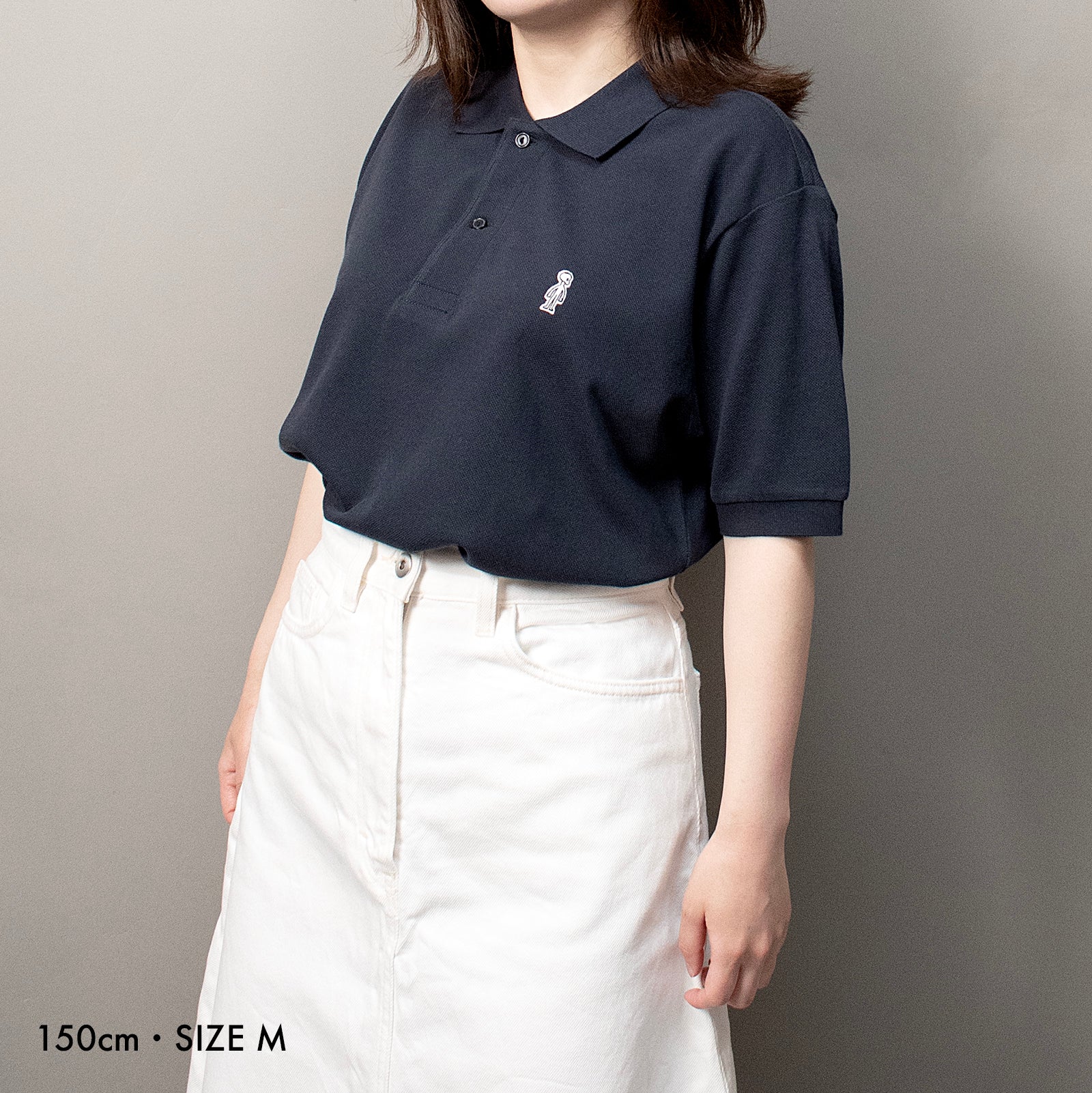 ファインコットン ポロシャツ #GREY
