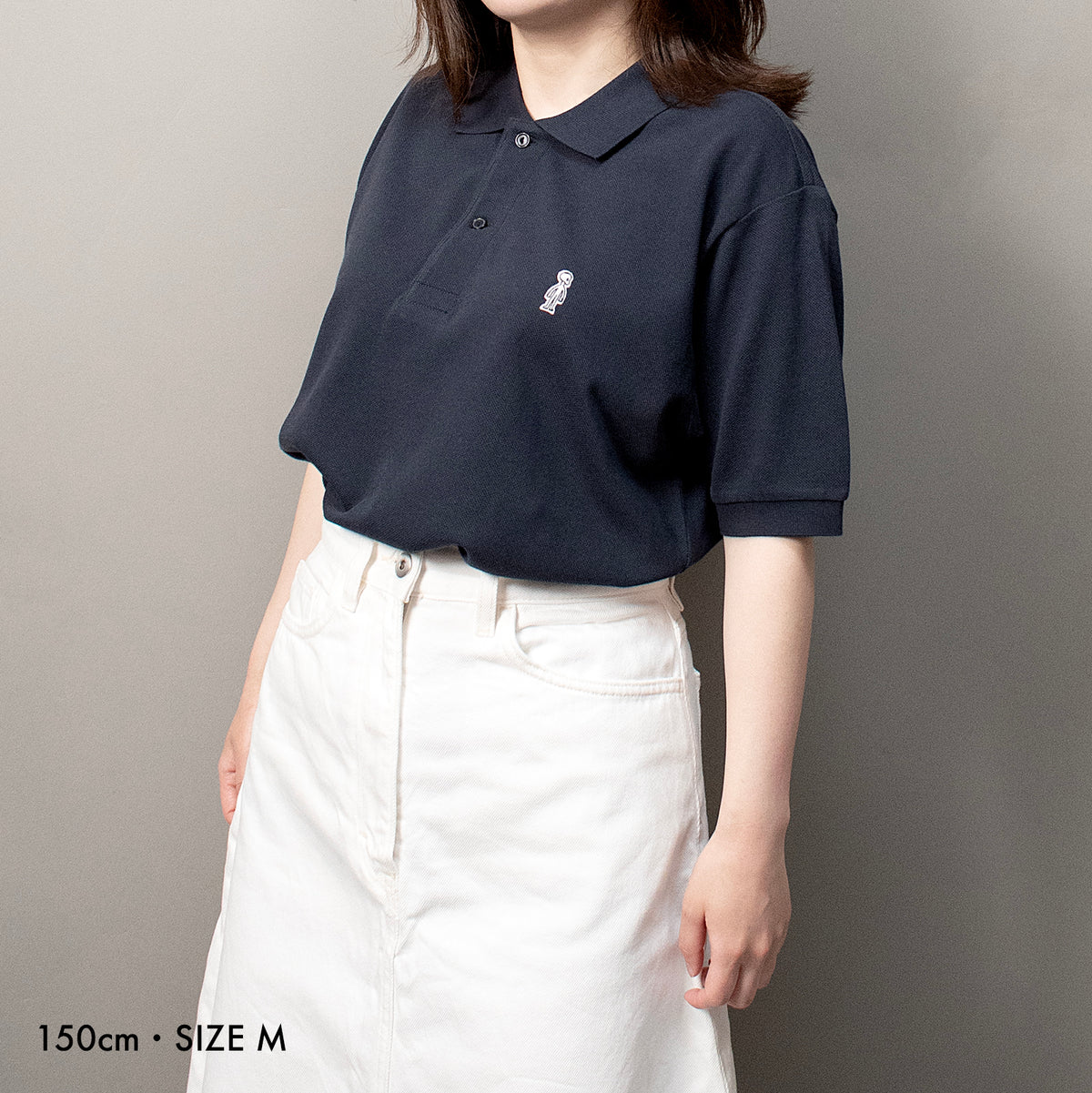 ファインコットン ポロシャツ #GREY