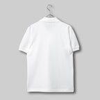 Fine Cotton Polo Shirt #WHITE
