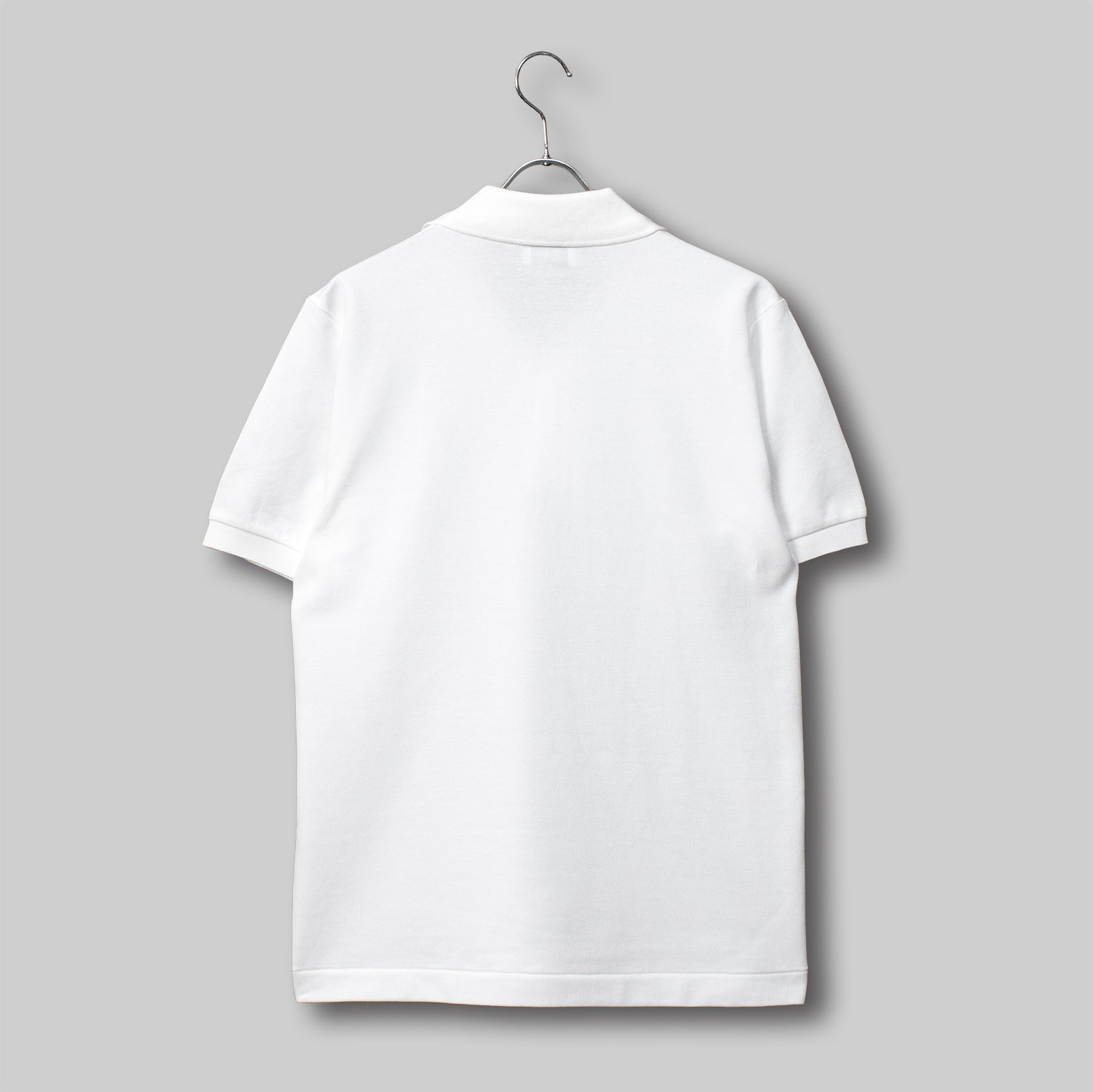 ファインコットン ポロシャツ #WHITE