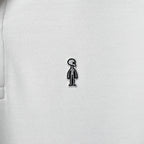 Fine Cotton Polo Shirt #WHITE