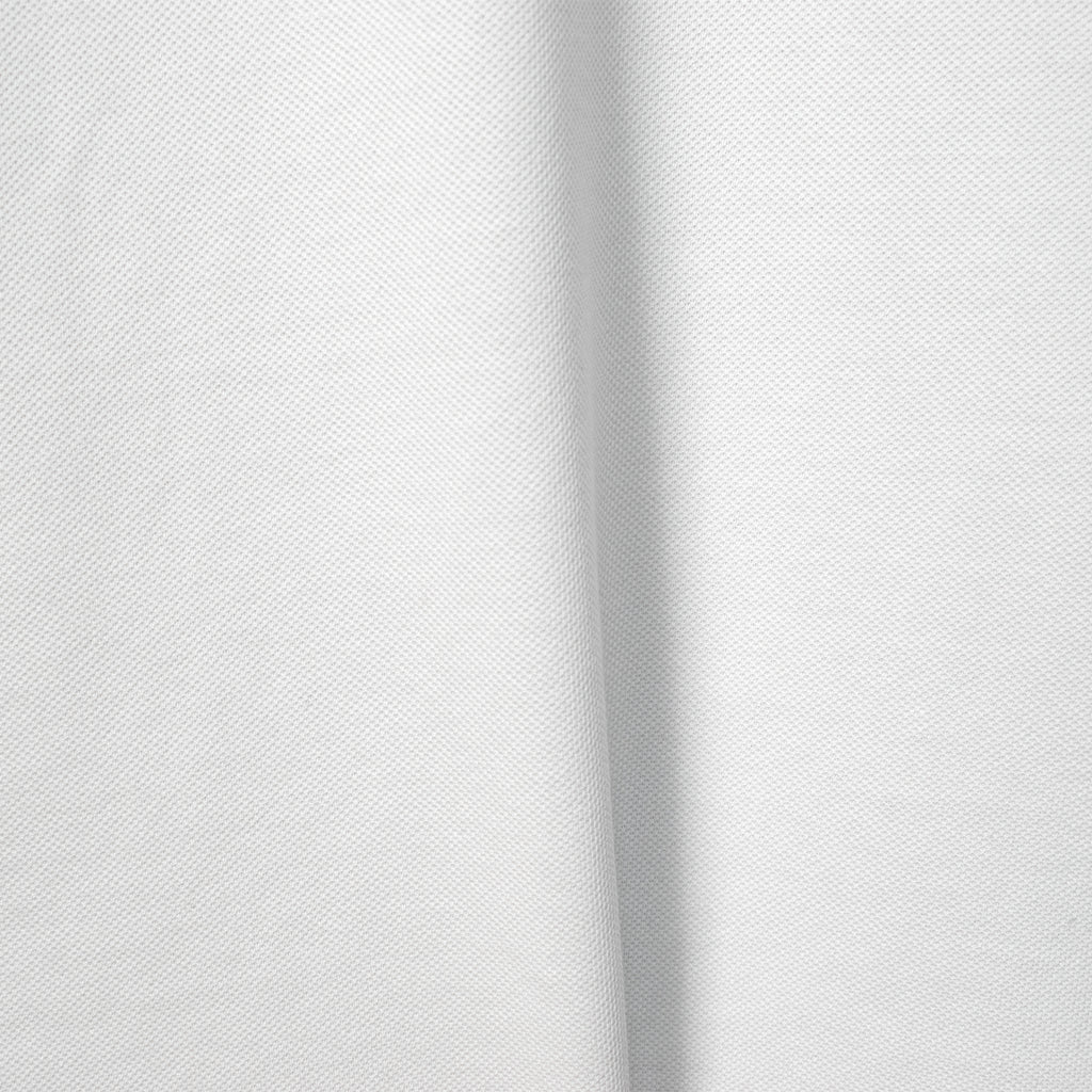 Fine Cotton Polo Shirt #WHITE