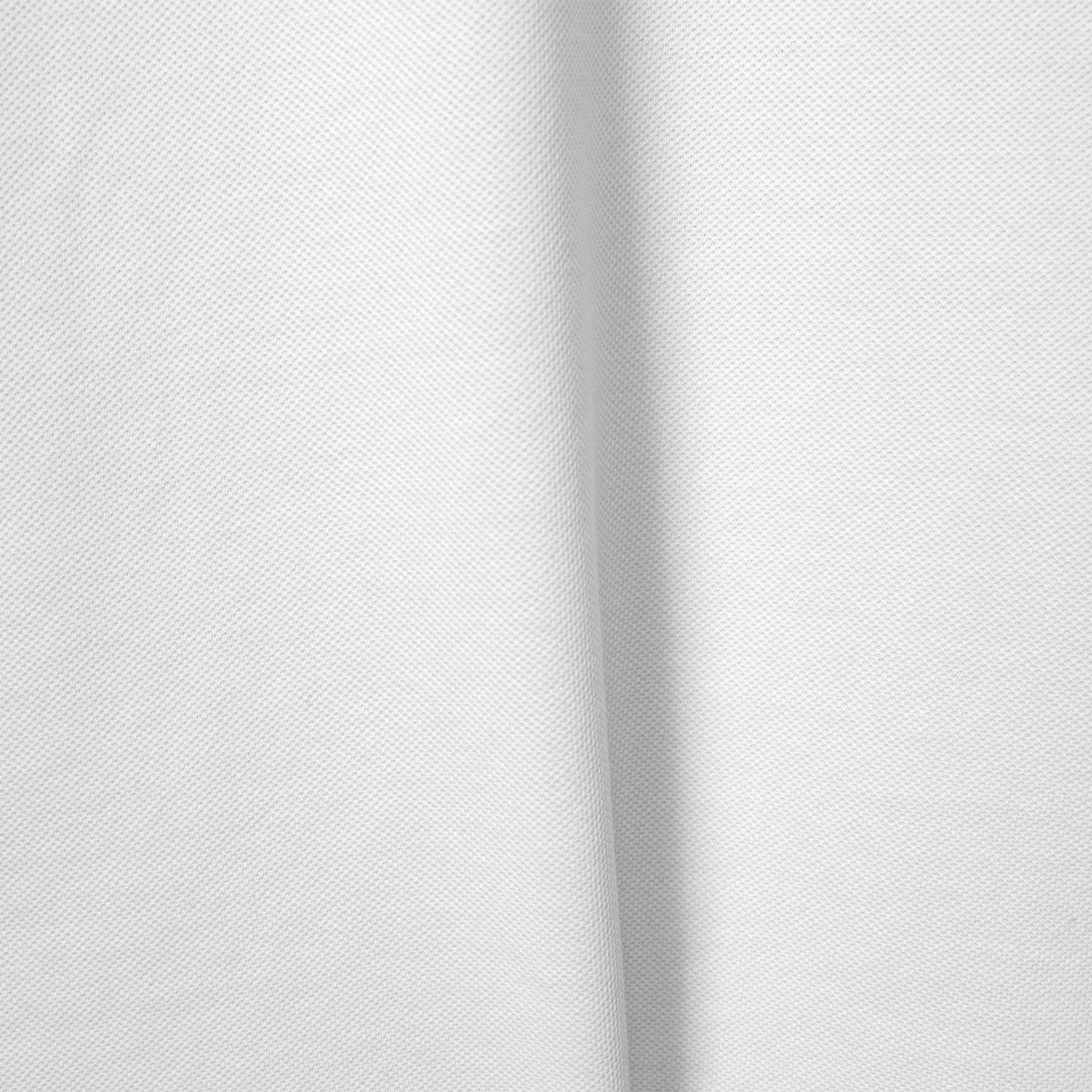 Fine Cotton Polo Shirt #WHITE