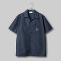 オープンカラー ツイルシャツ #NAVY