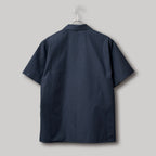 オープンカラー ツイルシャツ #NAVY