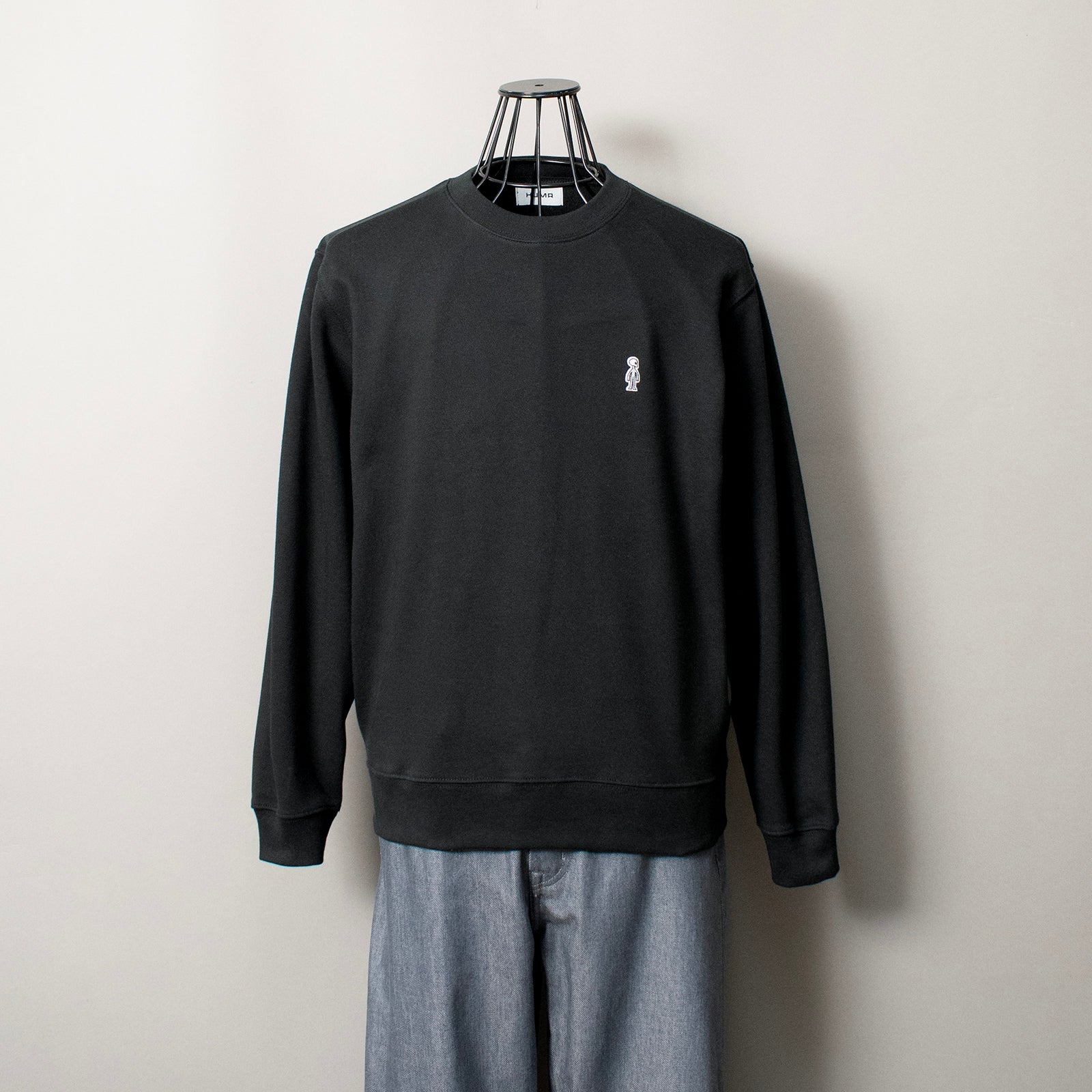 フレンチテリースウェットシャツ #BLACK