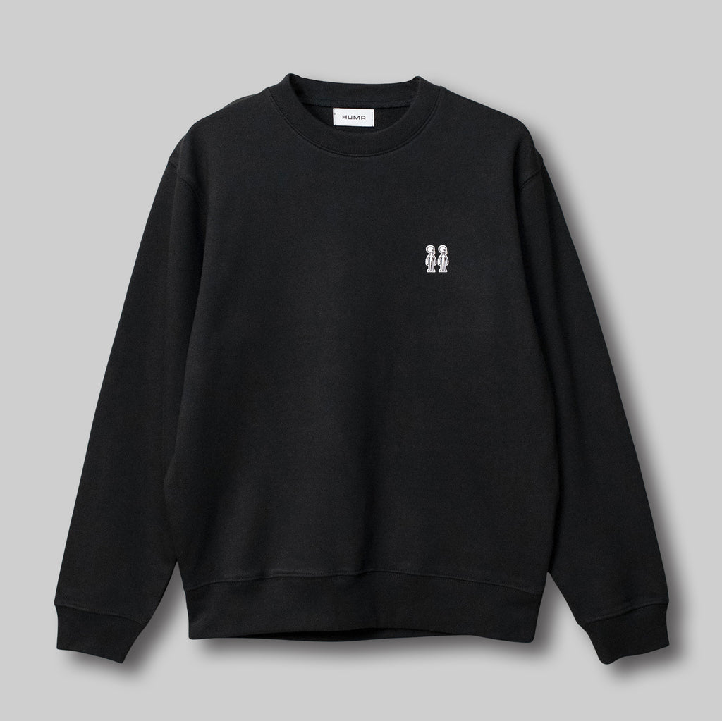 ツインズ フレンチテリースウェットシャツ #BLACK