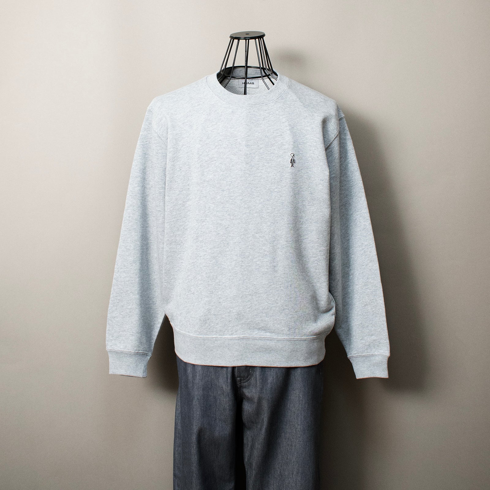 フレンチテリースウェットシャツ #HEATHER GREY