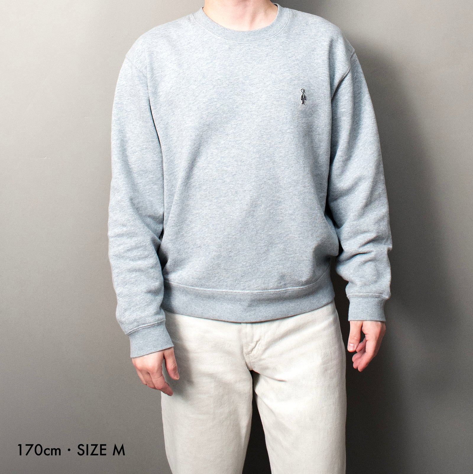 フレンチテリースウェットシャツ #HEATHER GREY