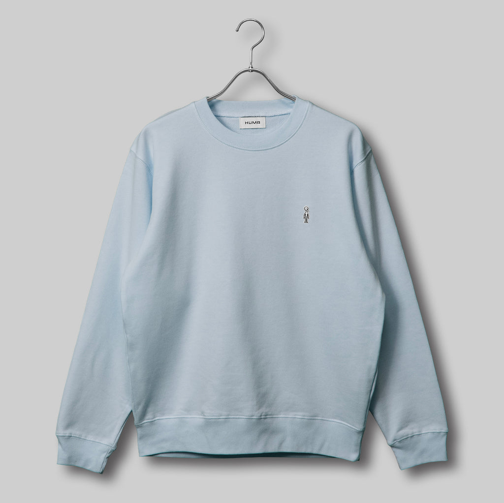 French Terry Sweatshirt #LIGHT BLUE