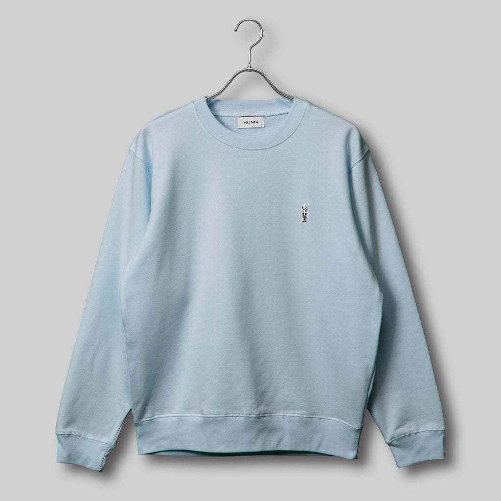 French Terry Sweatshirt #LIGHT BLUE