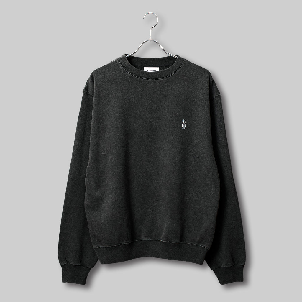 フェード スウェットシャツ #BLACK