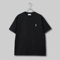 Fine Cotton Outer T-Shirt #BLACK
