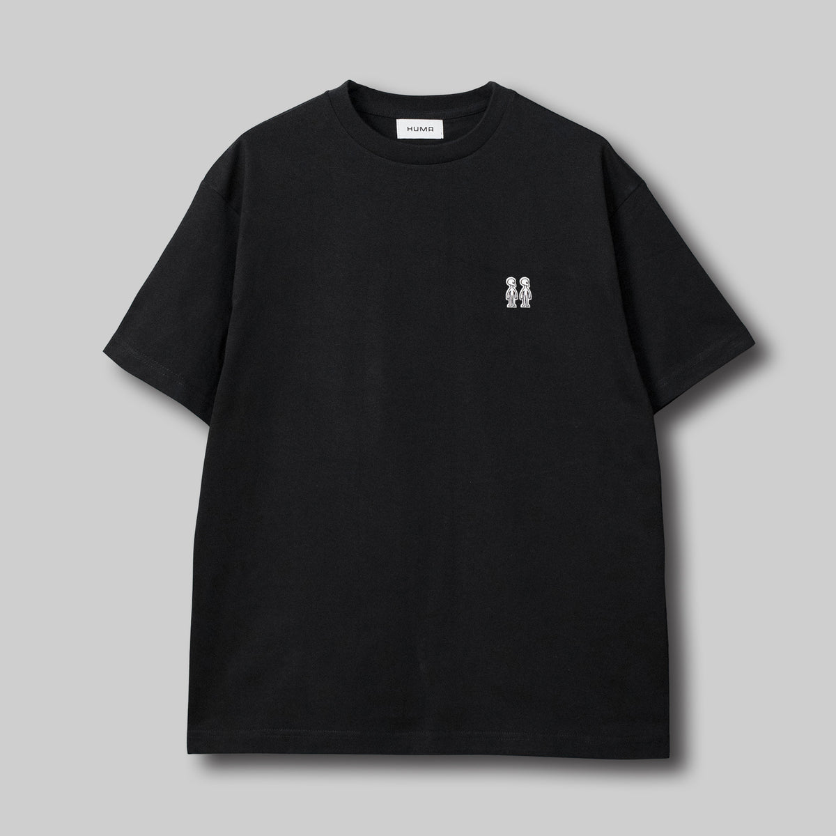 ツインズ ファインコットン アウターTシャツ #BLACK