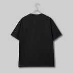 Fine Cotton Outer T-Shirt #BLACK