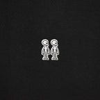 ツインズ ファインコットン アウター ロングスリーブTシャツ #BLACK