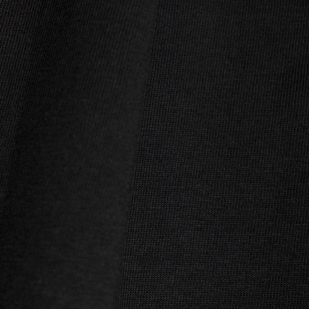 Fine Cotton Outer T-Shirt #BLACK