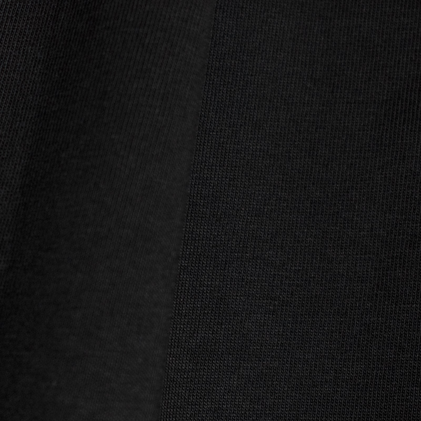 Fine Cotton Outer T-Shirt #BLACK