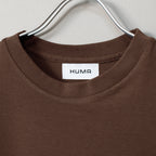 Fine Cotton Outer T-Shirt #BROWN