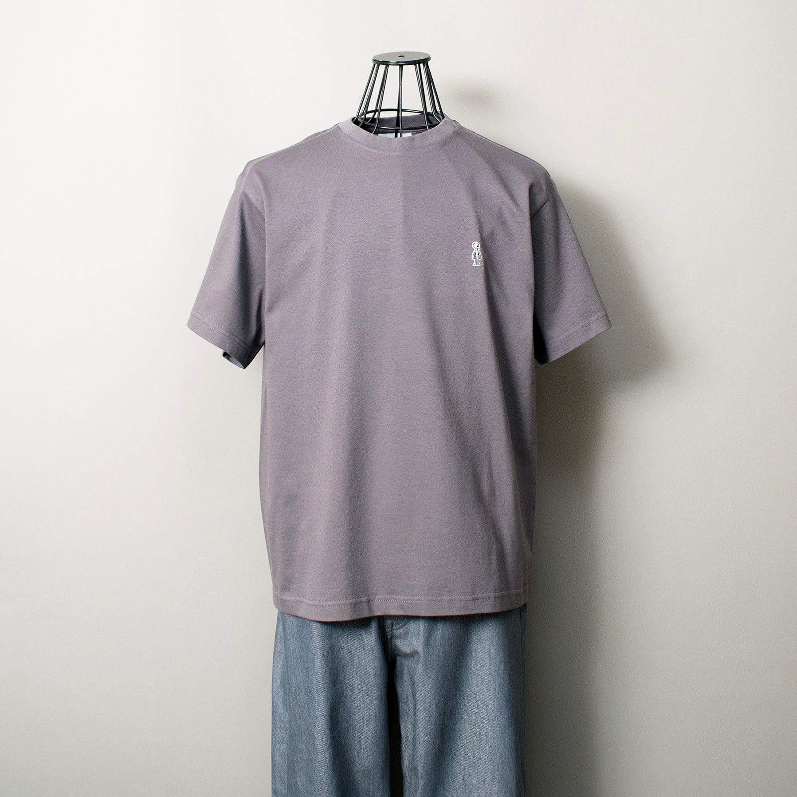 ファインコットン アウターTシャツ #CHARCOAL