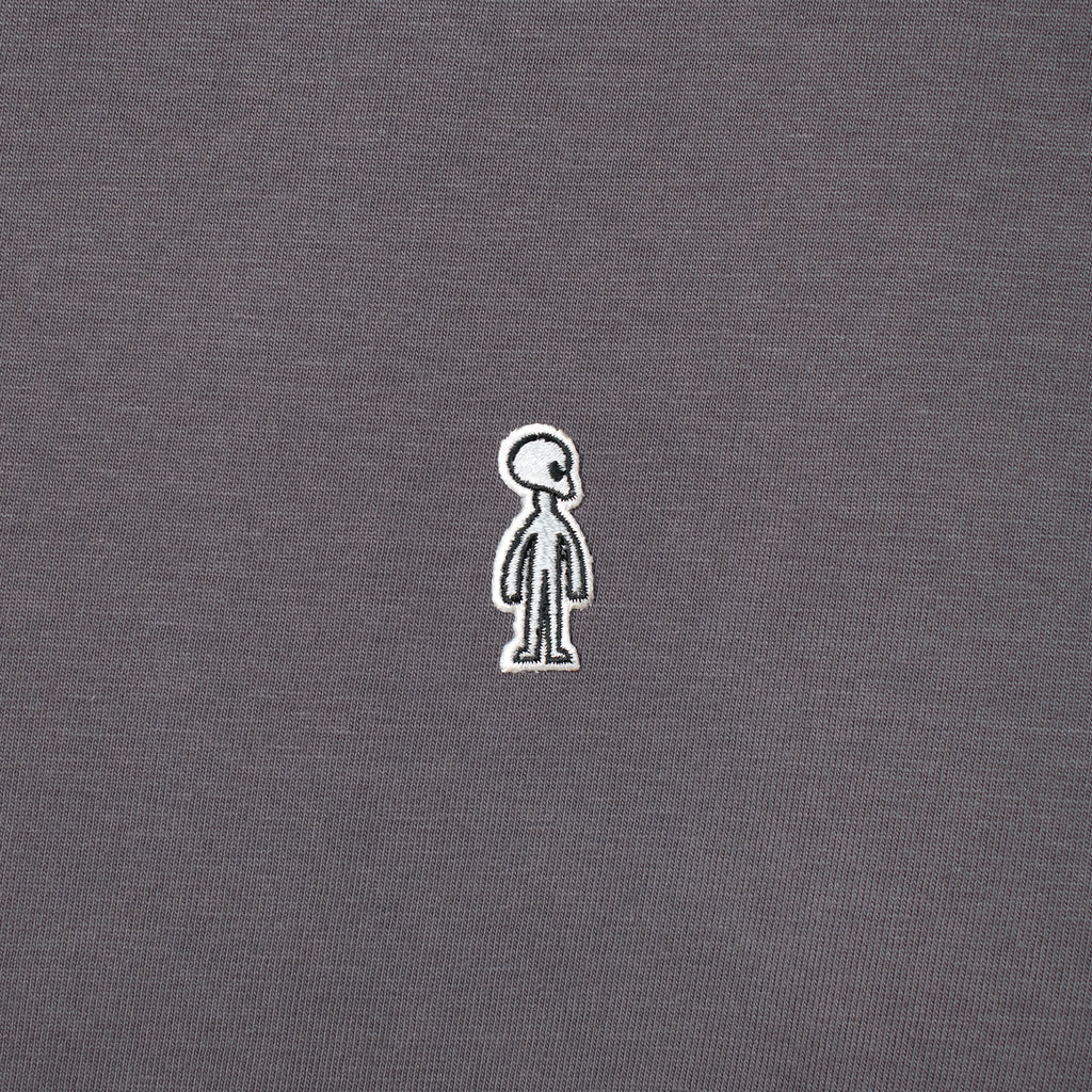Fine Cotton Outer T-Shirt #CHARCOAL