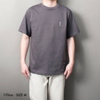 Fine Cotton Outer T-Shirt #CHARCOAL