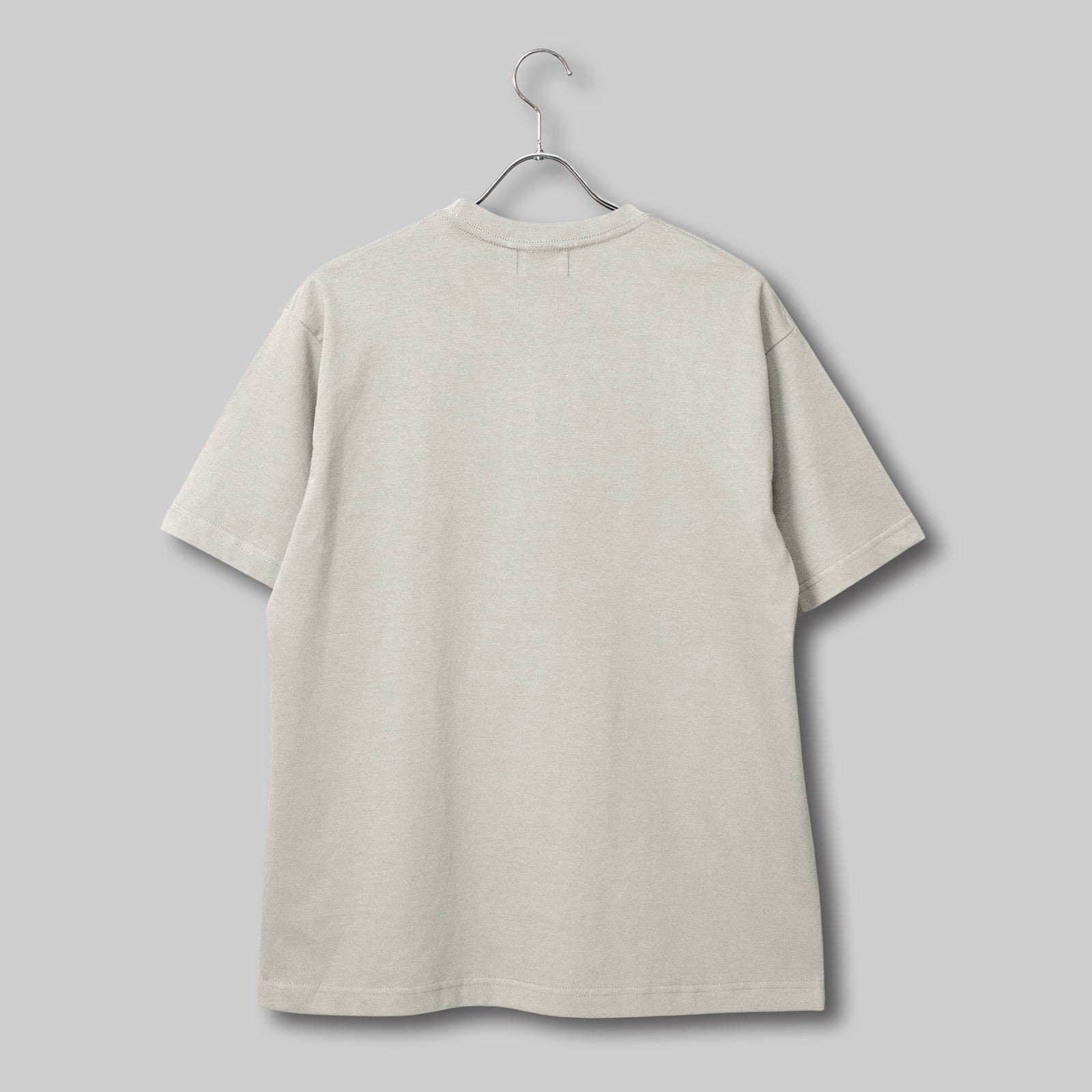 Fine Cotton Outer T-Shirt #GREIGE