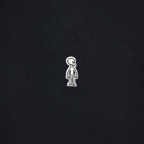 Fine Cotton Outer T-Shirt #NAVY
