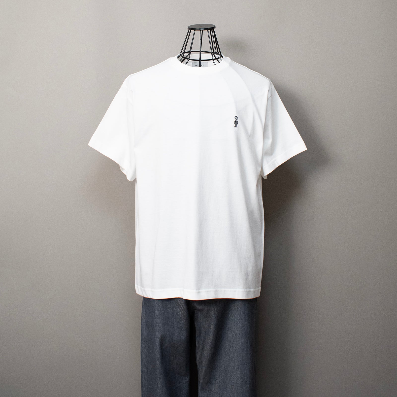 ファインコットン アウターTシャツ #WHITE