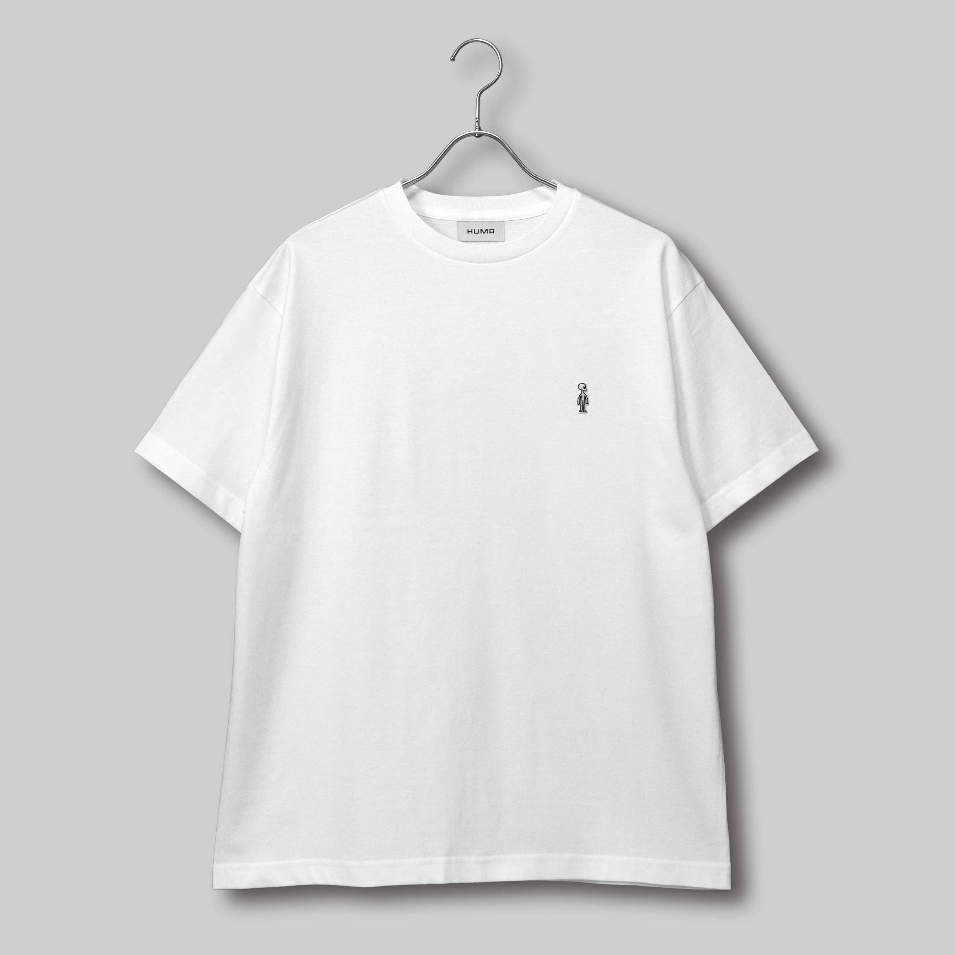 ファインコットン アウターTシャツ #WHITE