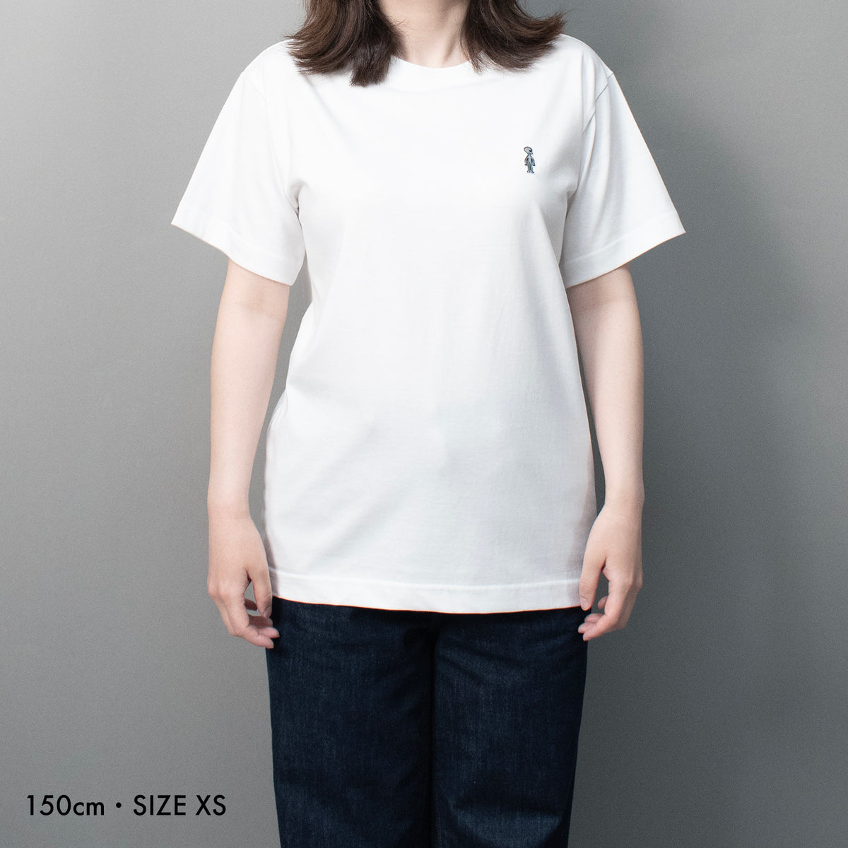 Fine Cotton Outer T-Shirt #WHITE