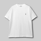 Fine Cotton Outer T-Shirt #WHITE