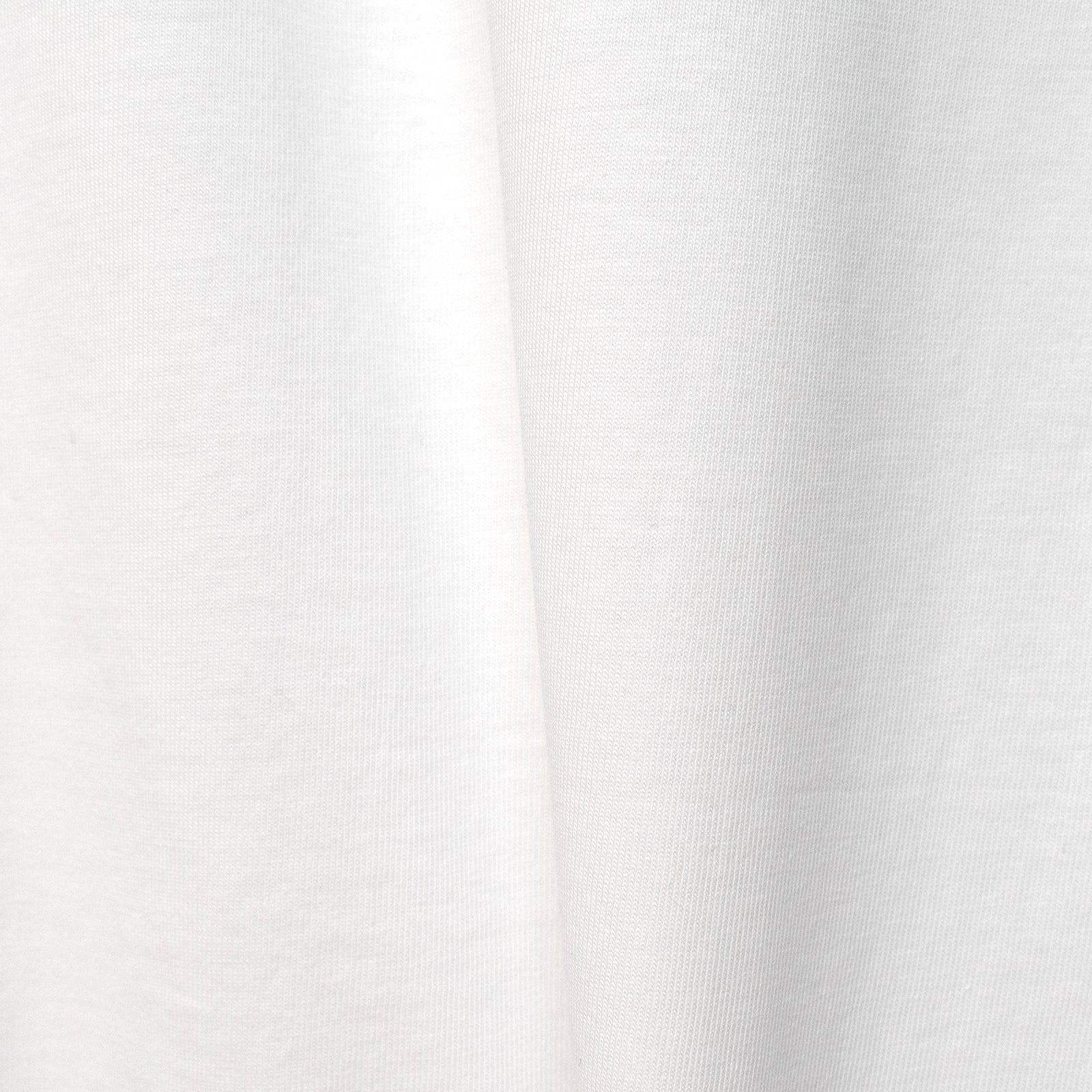 Fine Cotton Outer T-Shirt #WHITE