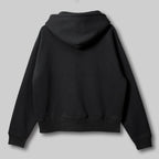 ダブルジップ ボクシーパーカー #BLACK