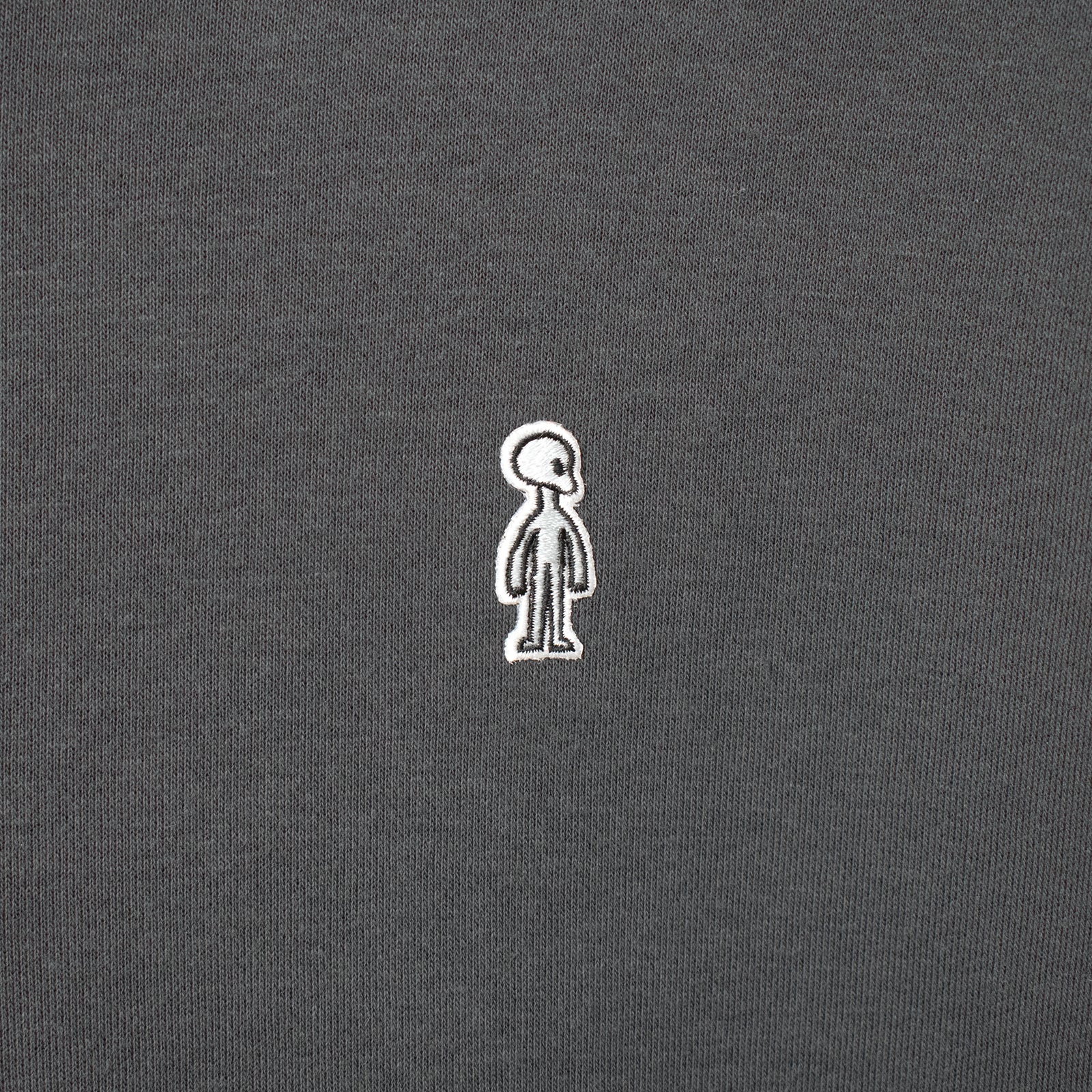 ダブルジップ ボクシーパーカー #CHARCOAL