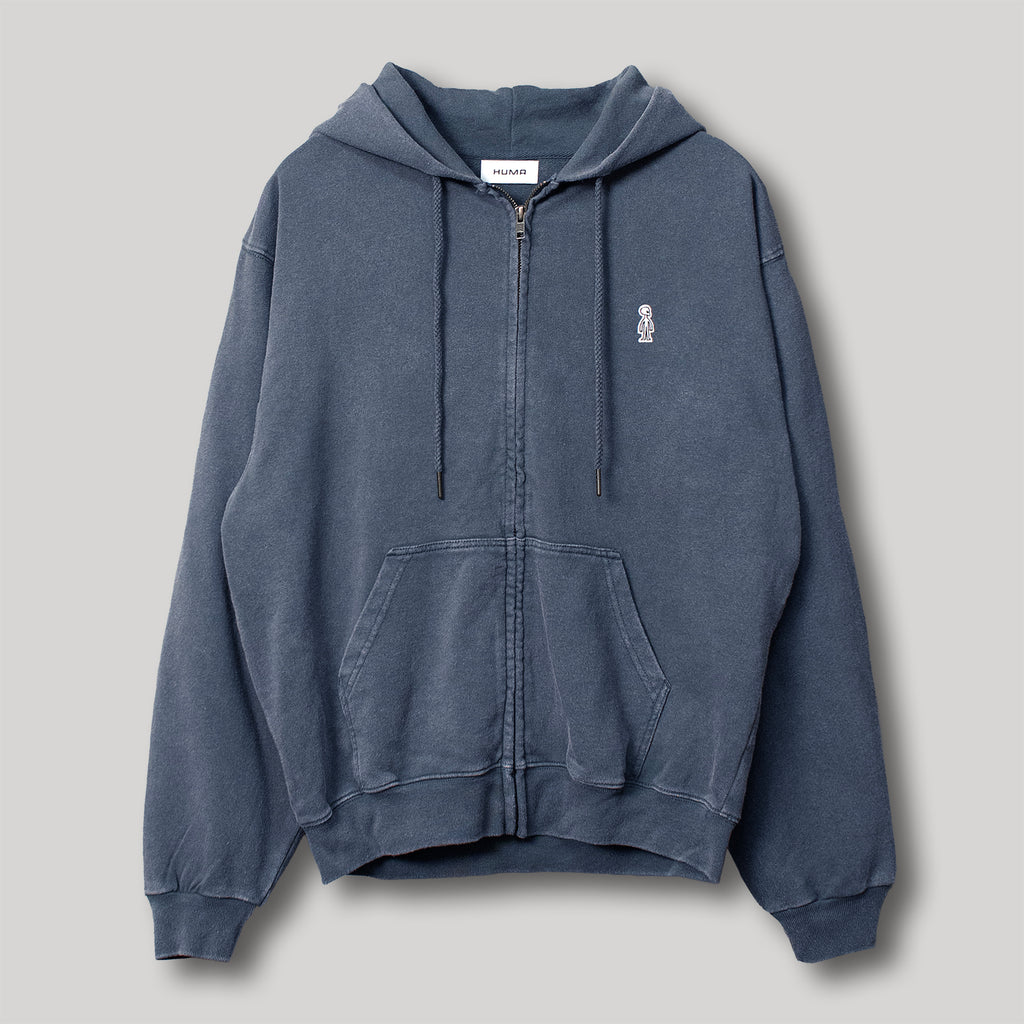 Fade Zip Hoodie #NAVY