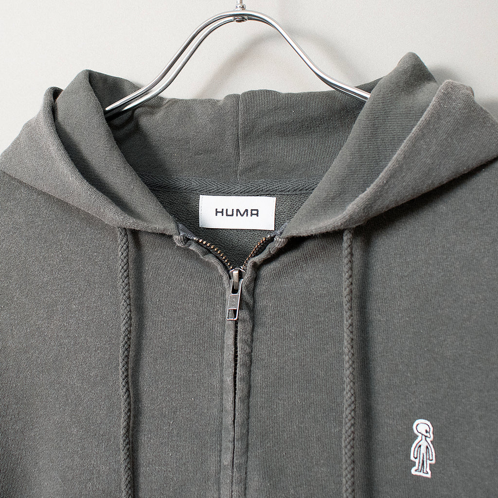 Fade Zip Hoodie #GREY