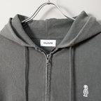 Fade Zip Hoodie #GREY