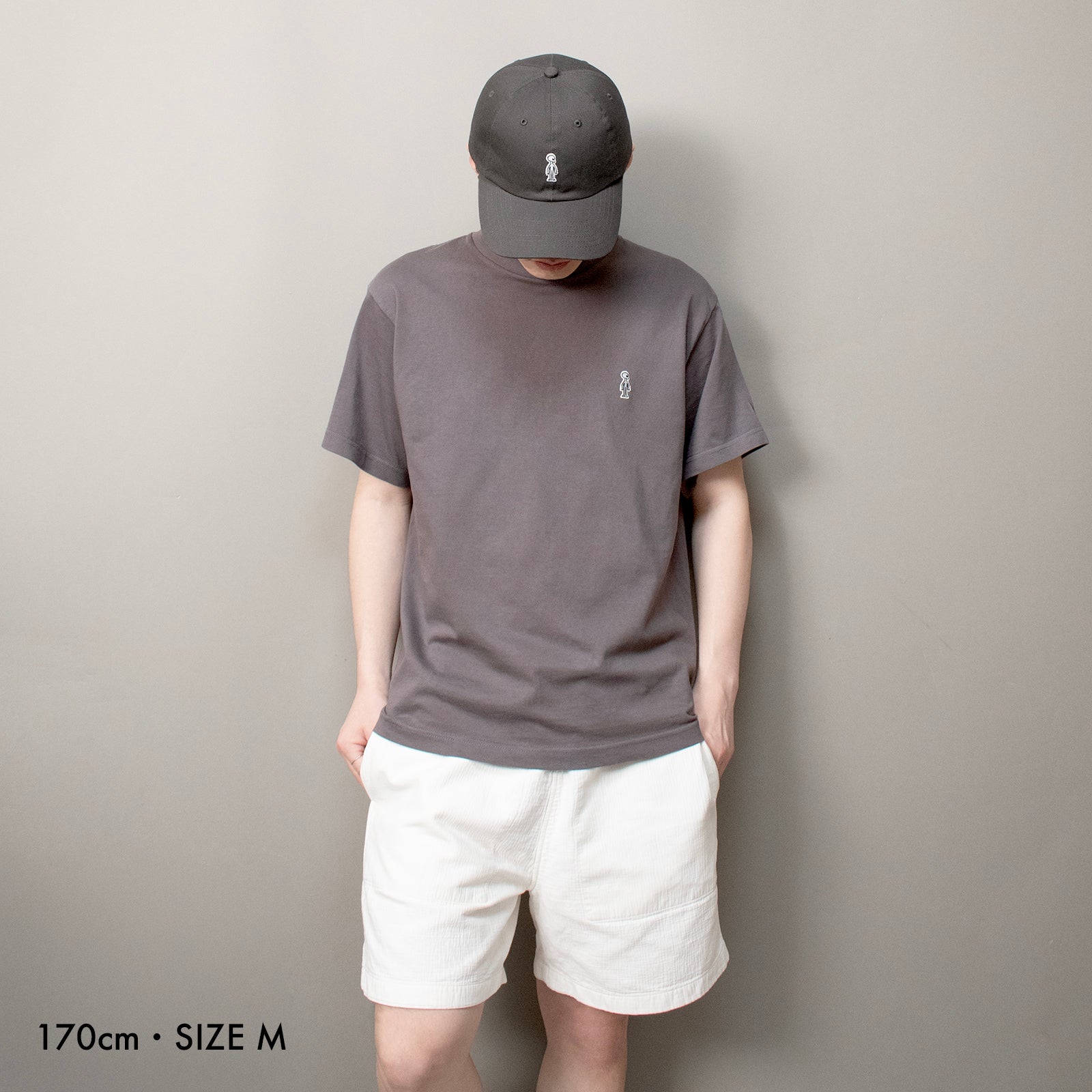 6 Panel Cap #CHARCOAL