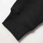 フレンチテリーハーフジップスウェットシャツ #BLACK
