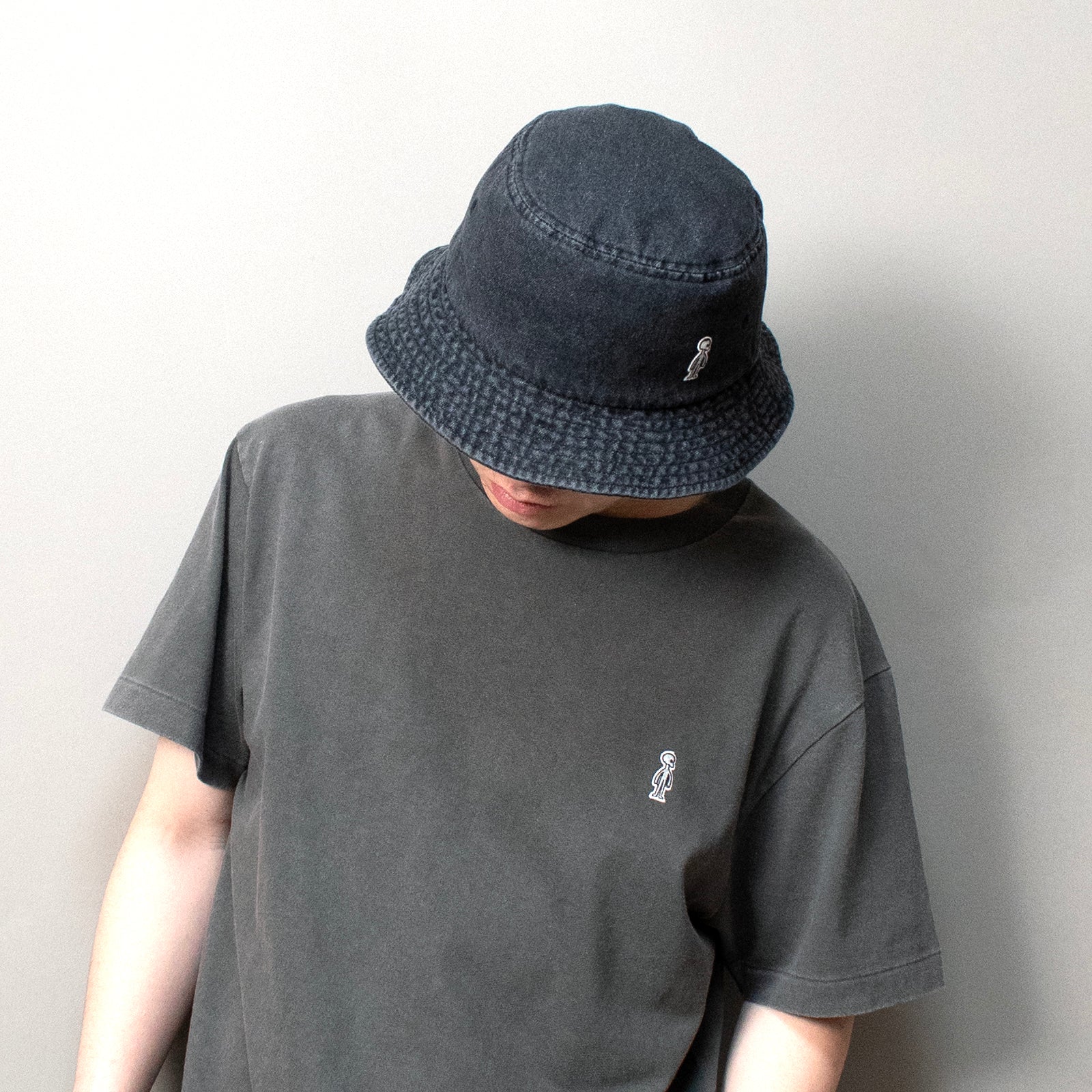 Bucket Hat #BLACK DENIM