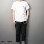 Fine Cotton Outer T-Shirt #BLACK