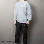 フレンチテリースウェットシャツ #HEATHER GREY