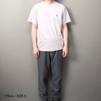 Fine Cotton Outer T-Shirt #BLACK