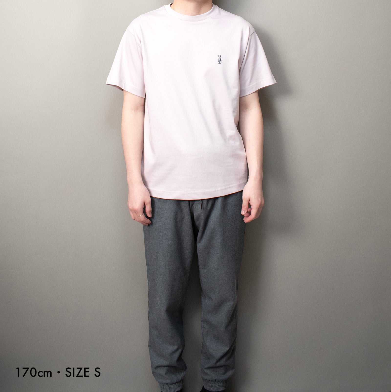 Fine Cotton Outer T-Shirt #BLACK
