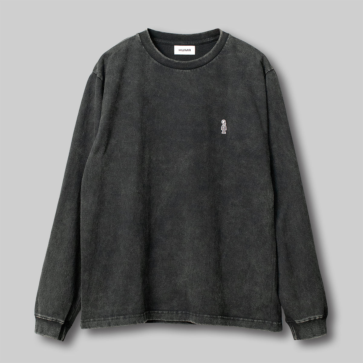 クラシックフェード ロングスリーブTシャツ #BLACK