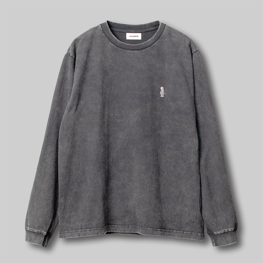 クラシックフェード ロングスリーブTシャツ #GREY