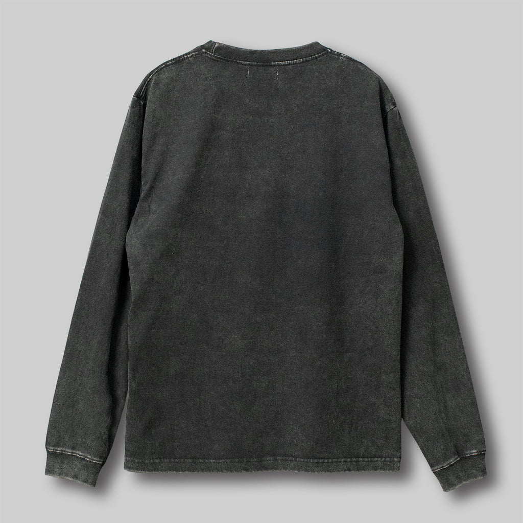 クラシックフェード ロングスリーブTシャツ #BLACK