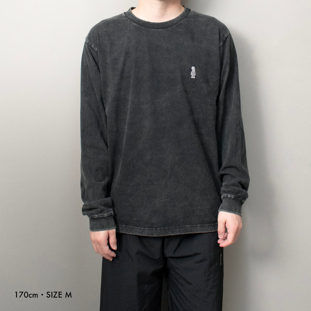 クラシックフェード ロングスリーブTシャツ #BLACK