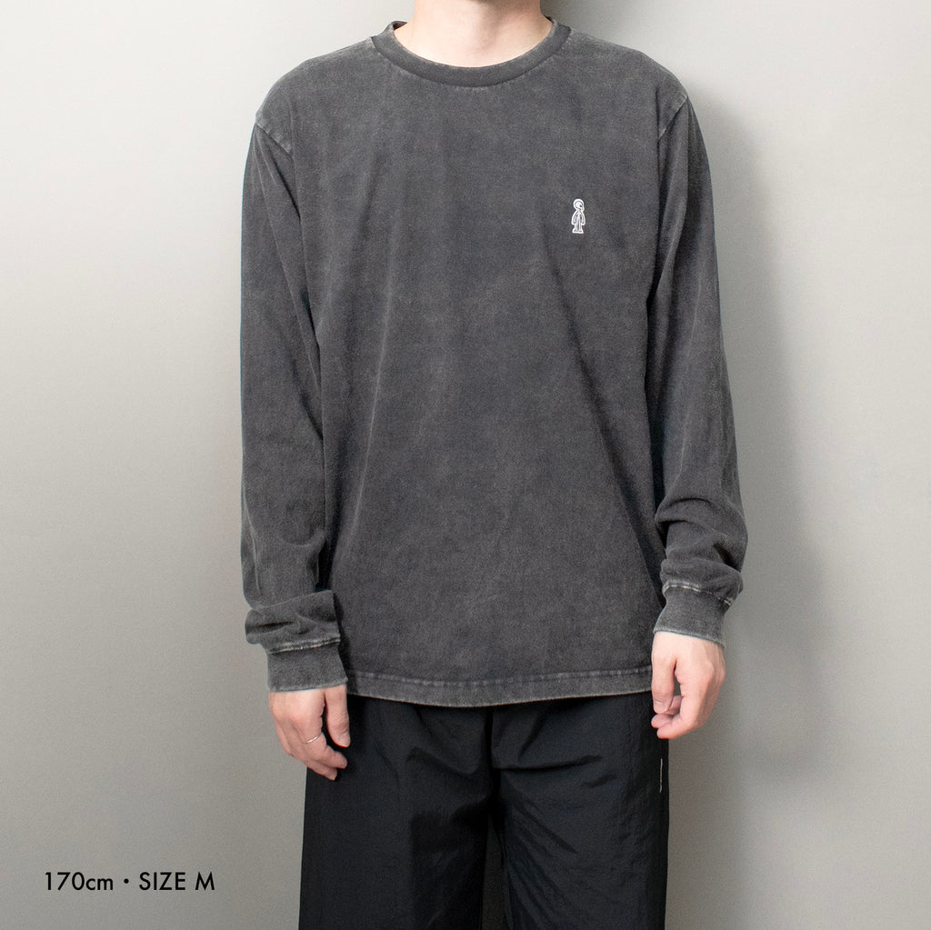 クラシックフェード ロングスリーブTシャツ #GREY